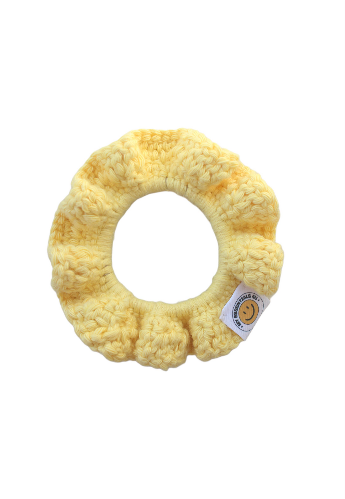 CROCHET Scrunchie gelb