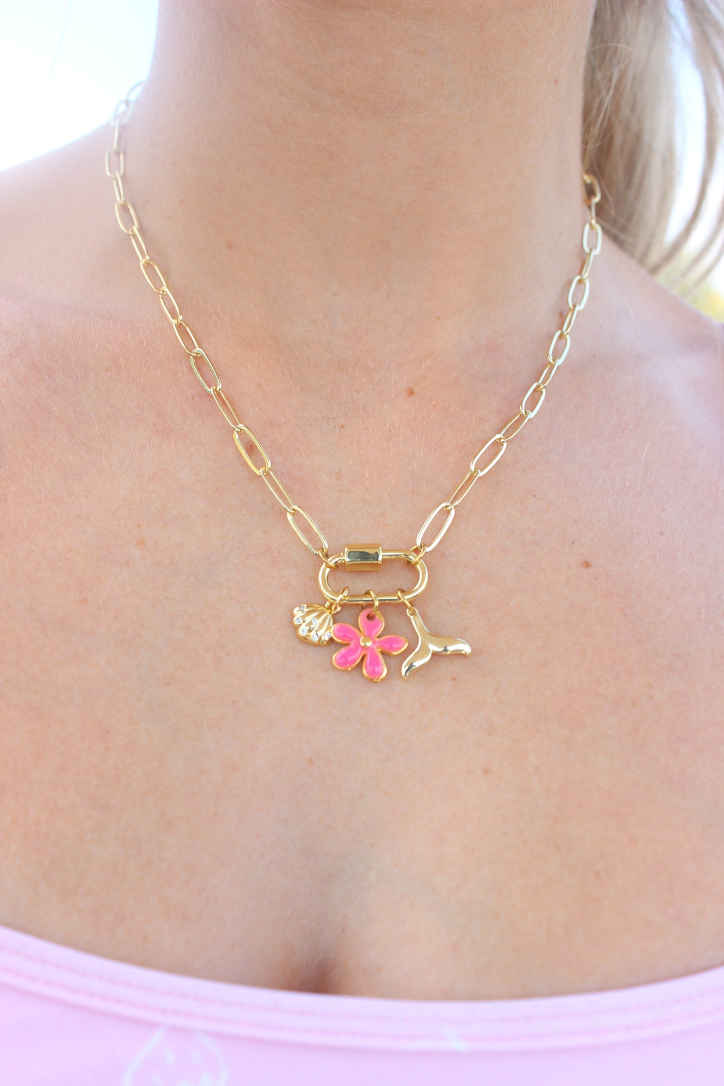 Karabiner Charm Necklace