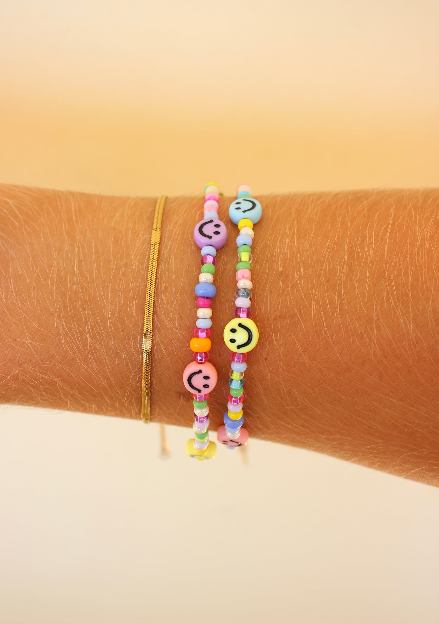 TRICOLOR Smiley Bracelet