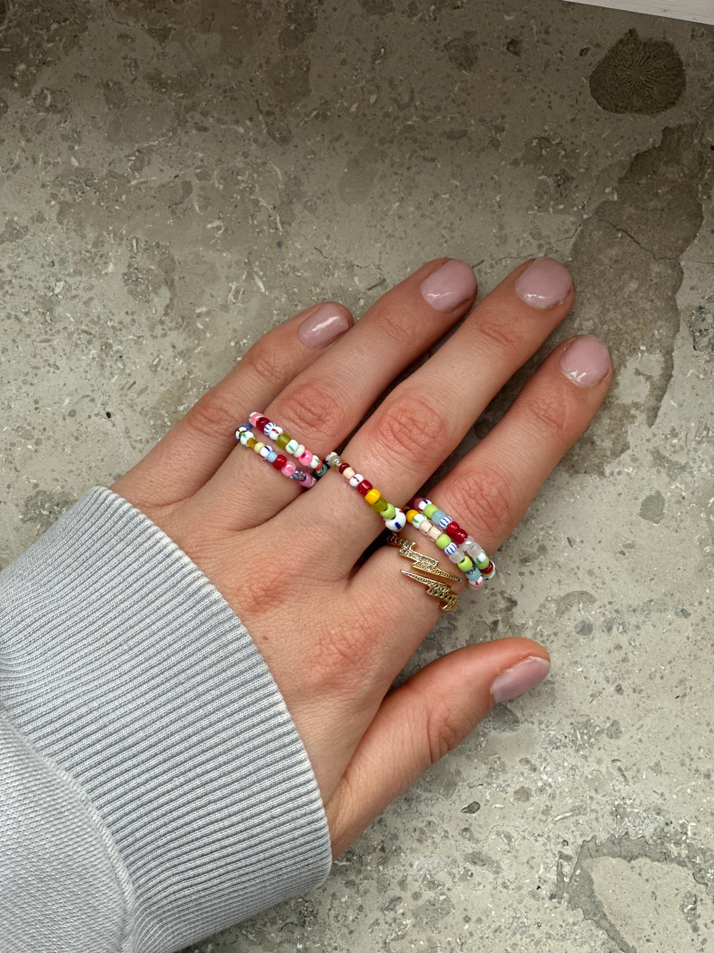 Colorful Classic Pearl Ring
