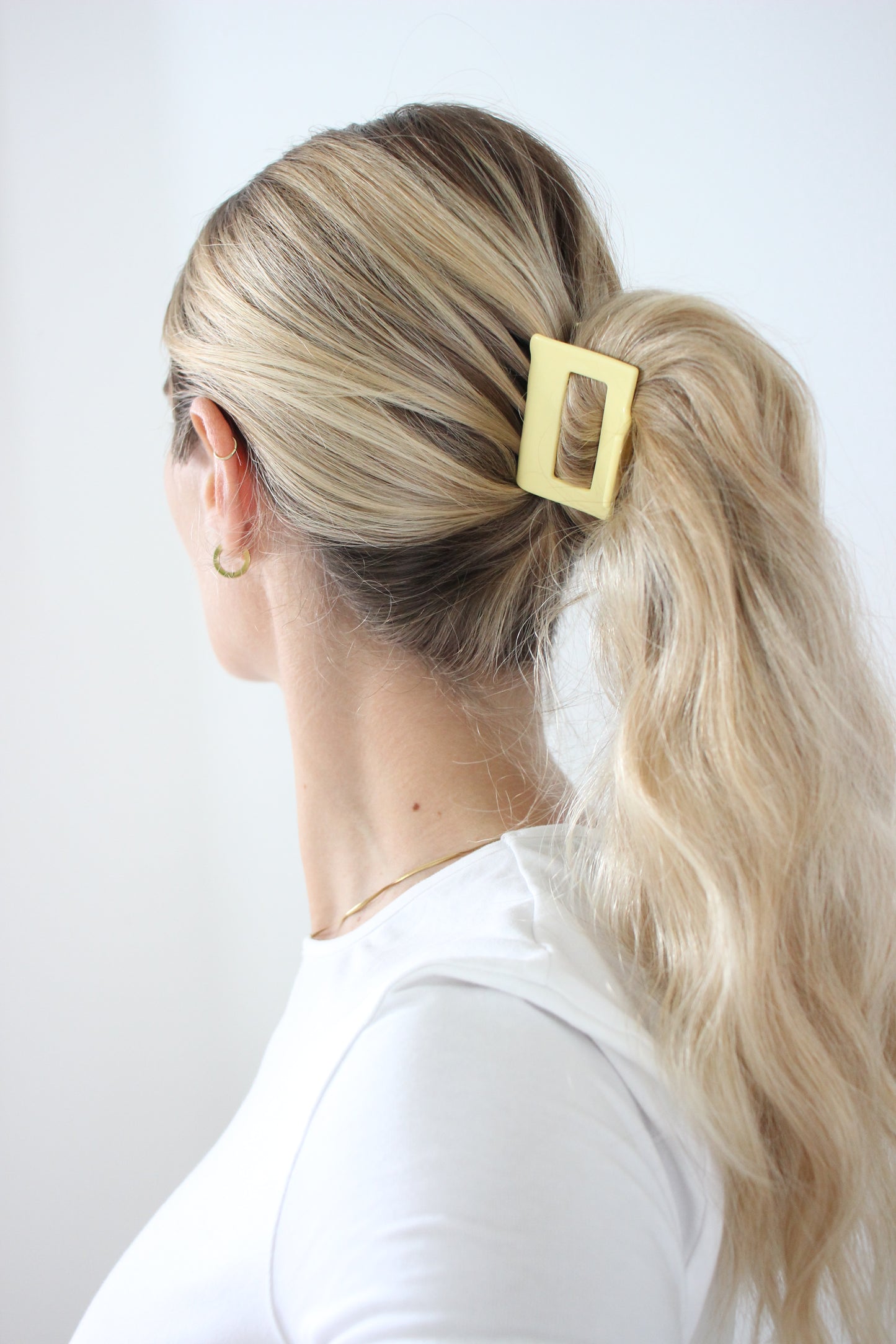 Haarklammer butter yellow