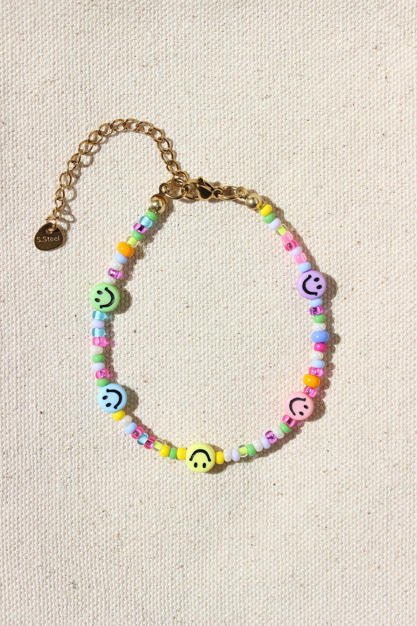 TRICOLOR Smiley Bracelet