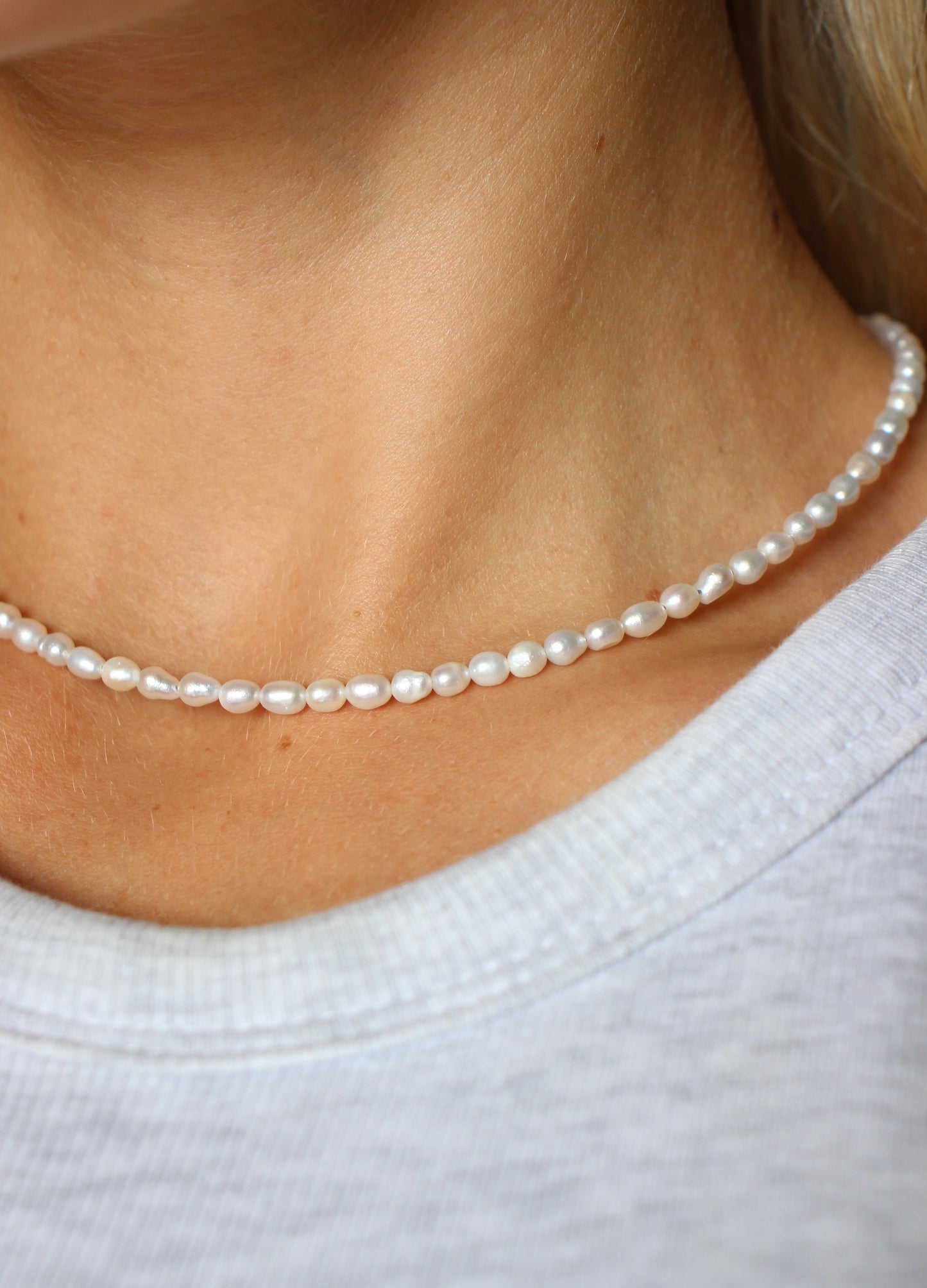 Süßwasserperlen Choker