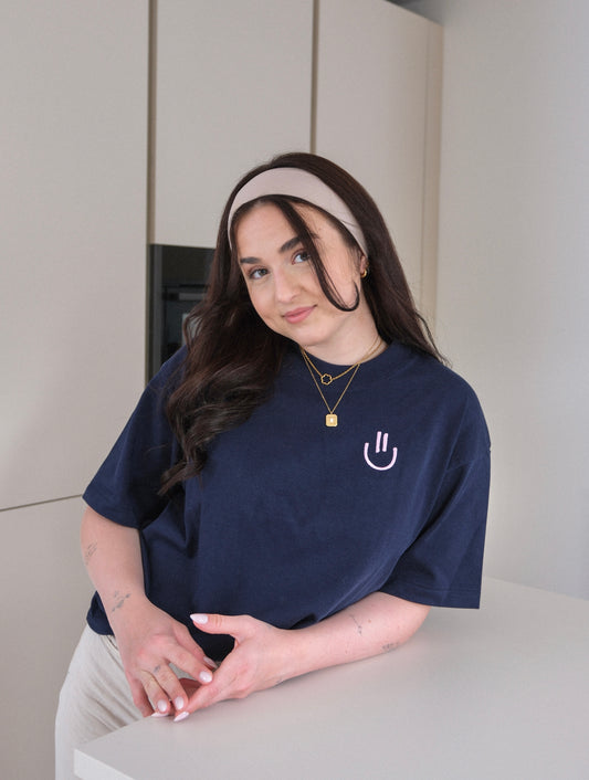 SMILEY T-Shirt deep blue