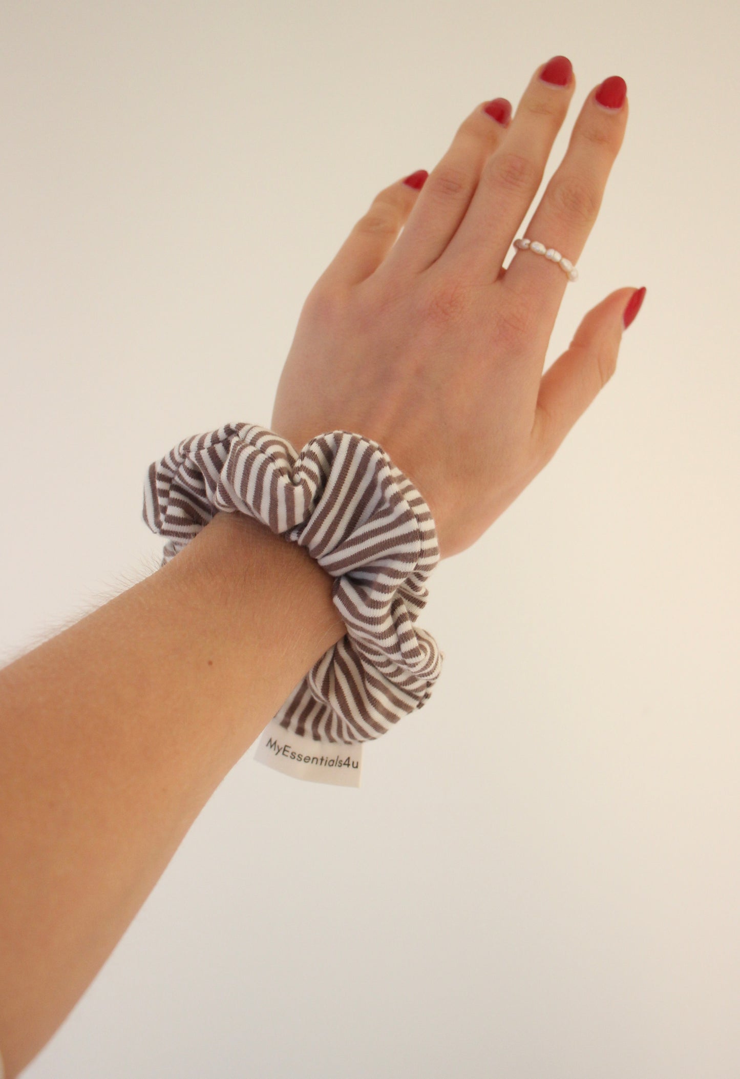 Scrunchie Brown Stripes