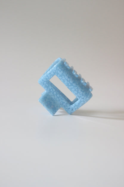 Haarklammer blue dots