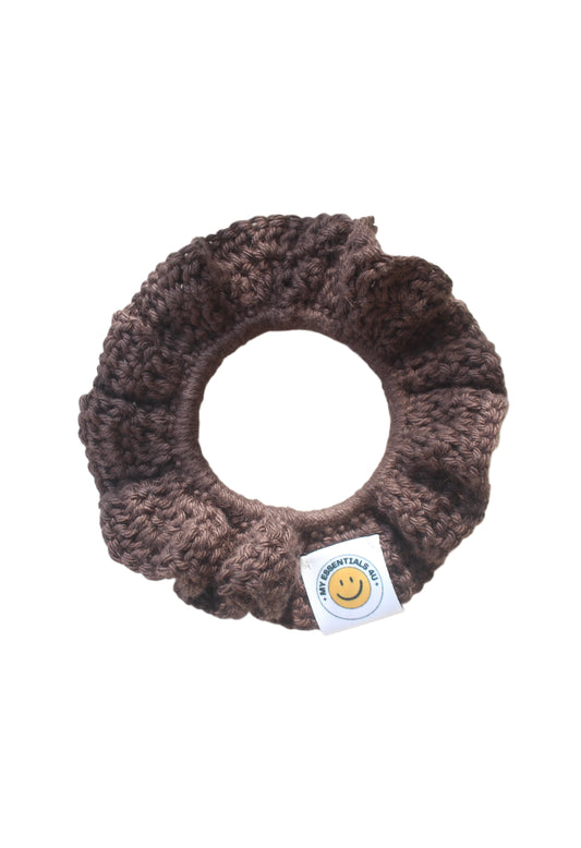 CROCHET Scrunchie schoko