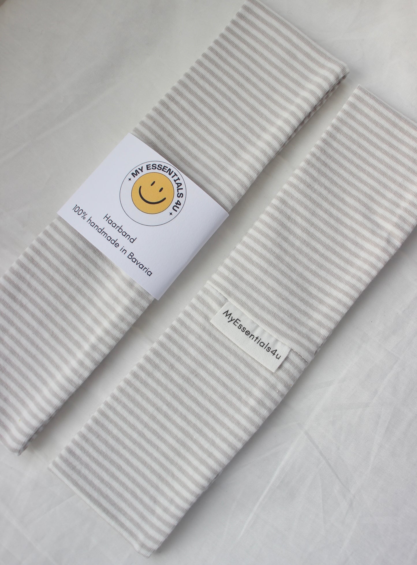 Haarband Grey Stripes