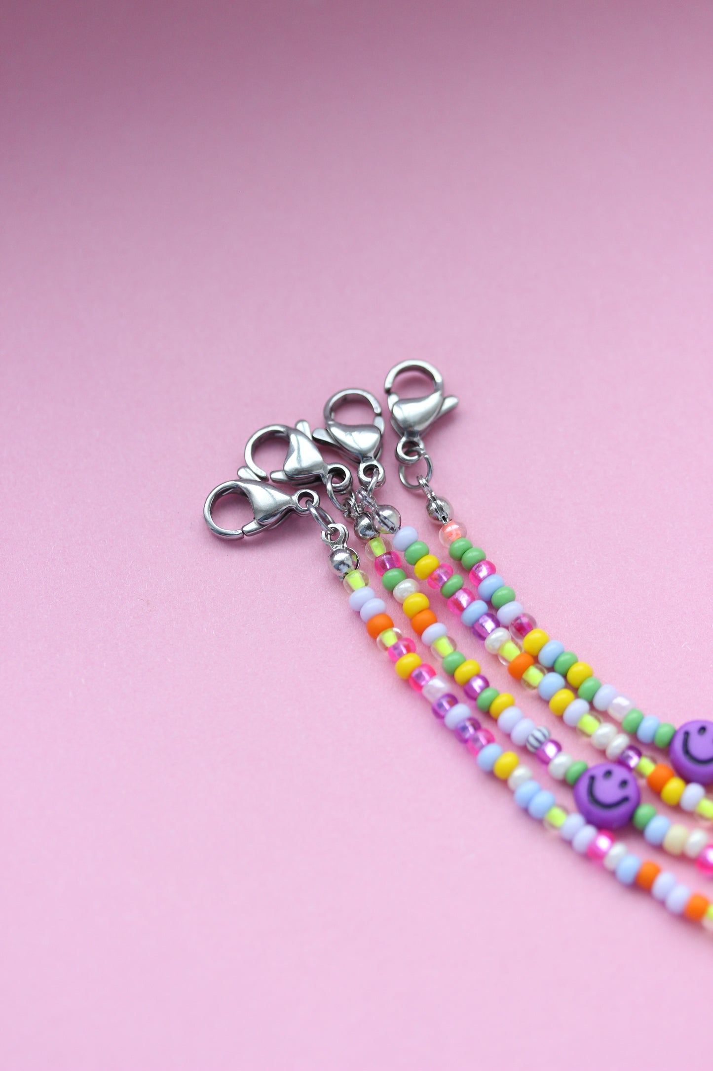 TRICOLOR Smiley Choker