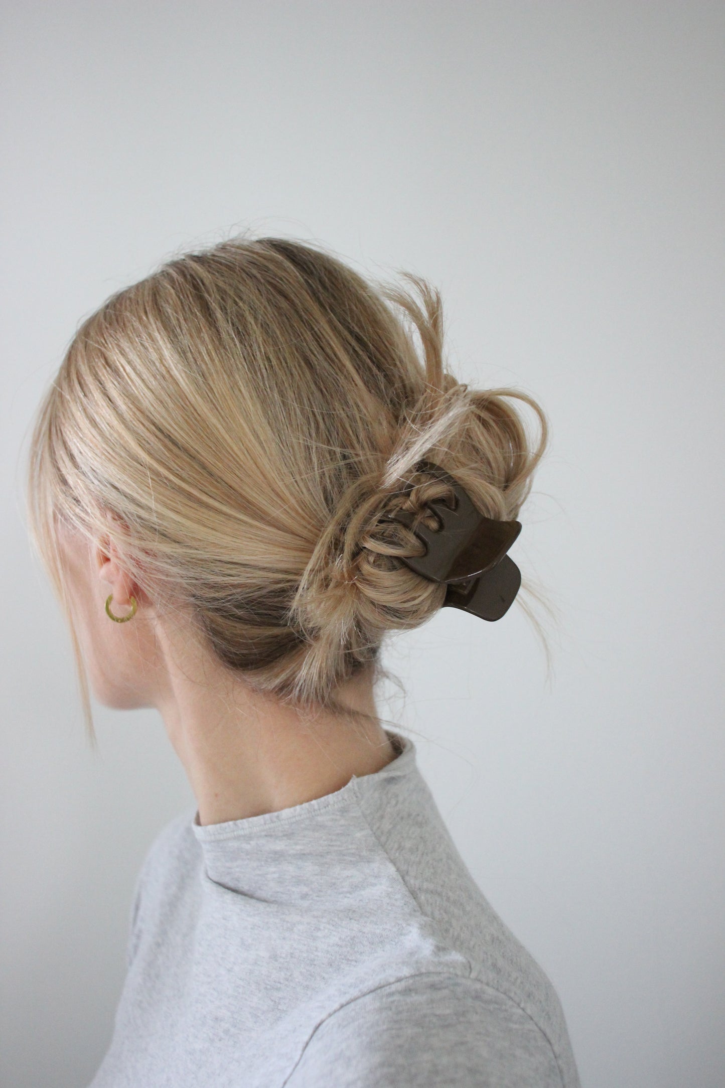 Haarklammer Espresso