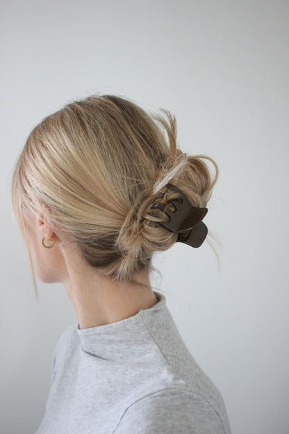 Haarklammer Espresso