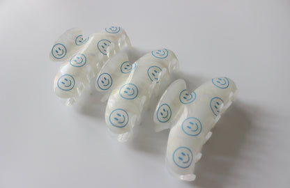 Smiley Print Haarklammer