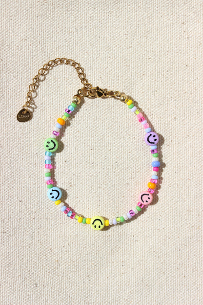 TRICOLOR Smiley Bracelet