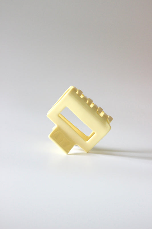 Haarklammer butter yellow