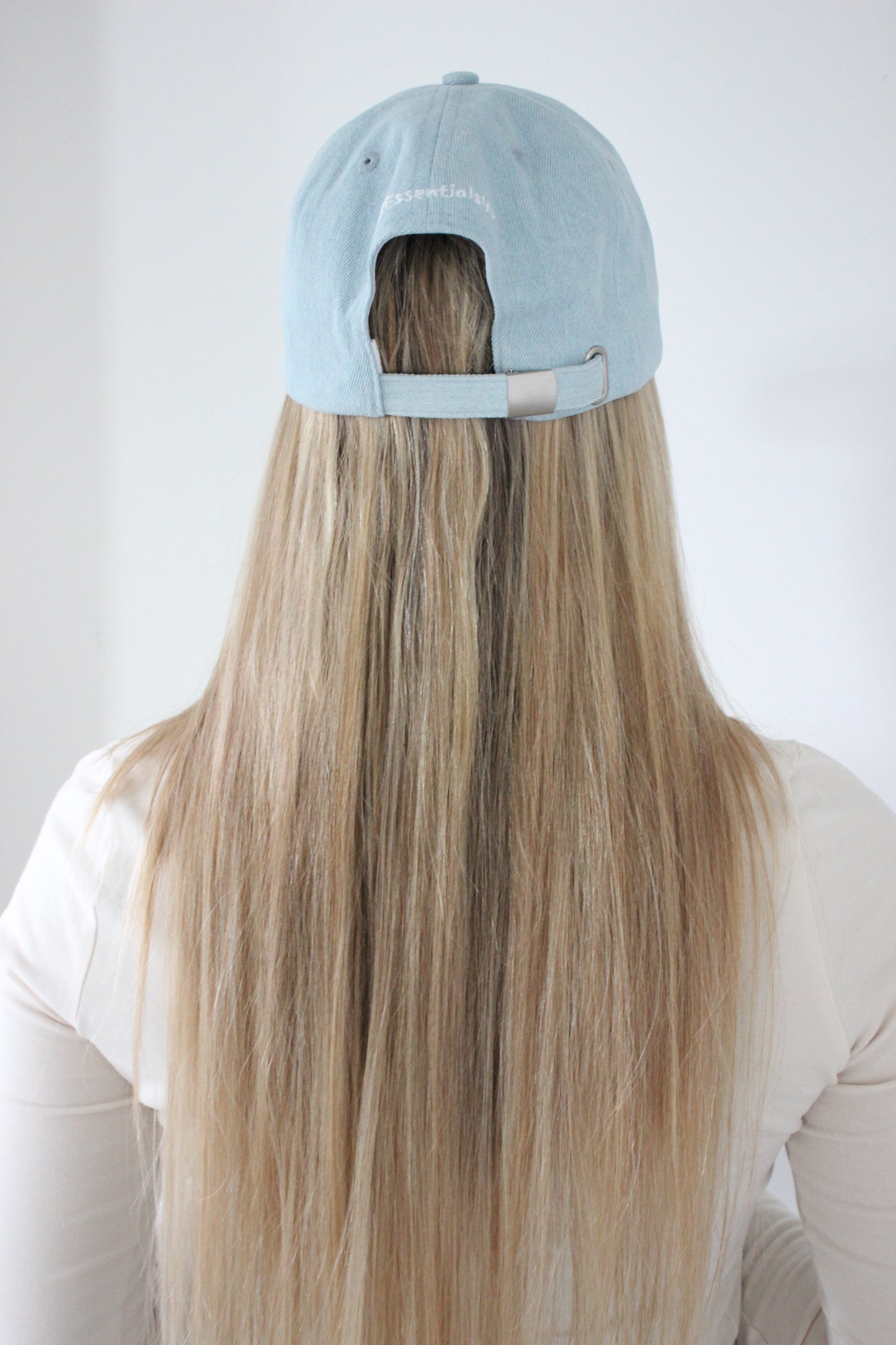 Smiley Kappe Jeansblau