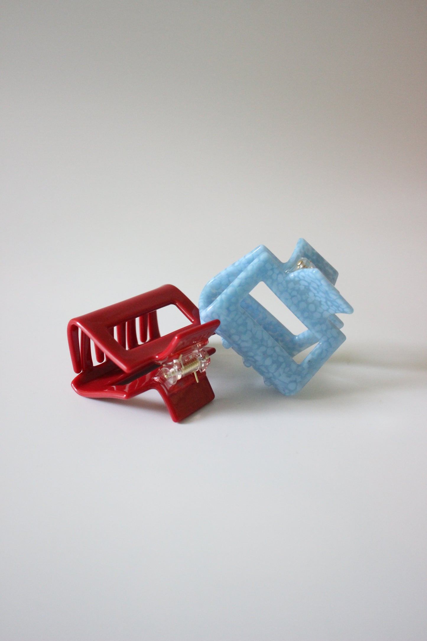 Haarklammer blue dots