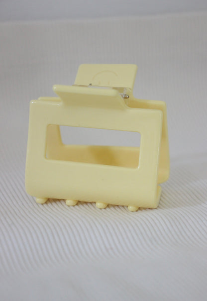 Haarklammer butter yellow