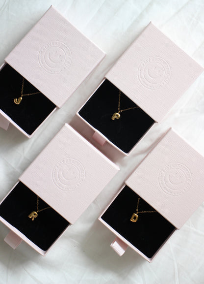 BUBBLE Letter Necklace