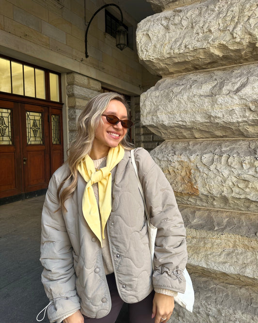Scarf Butter Yellow