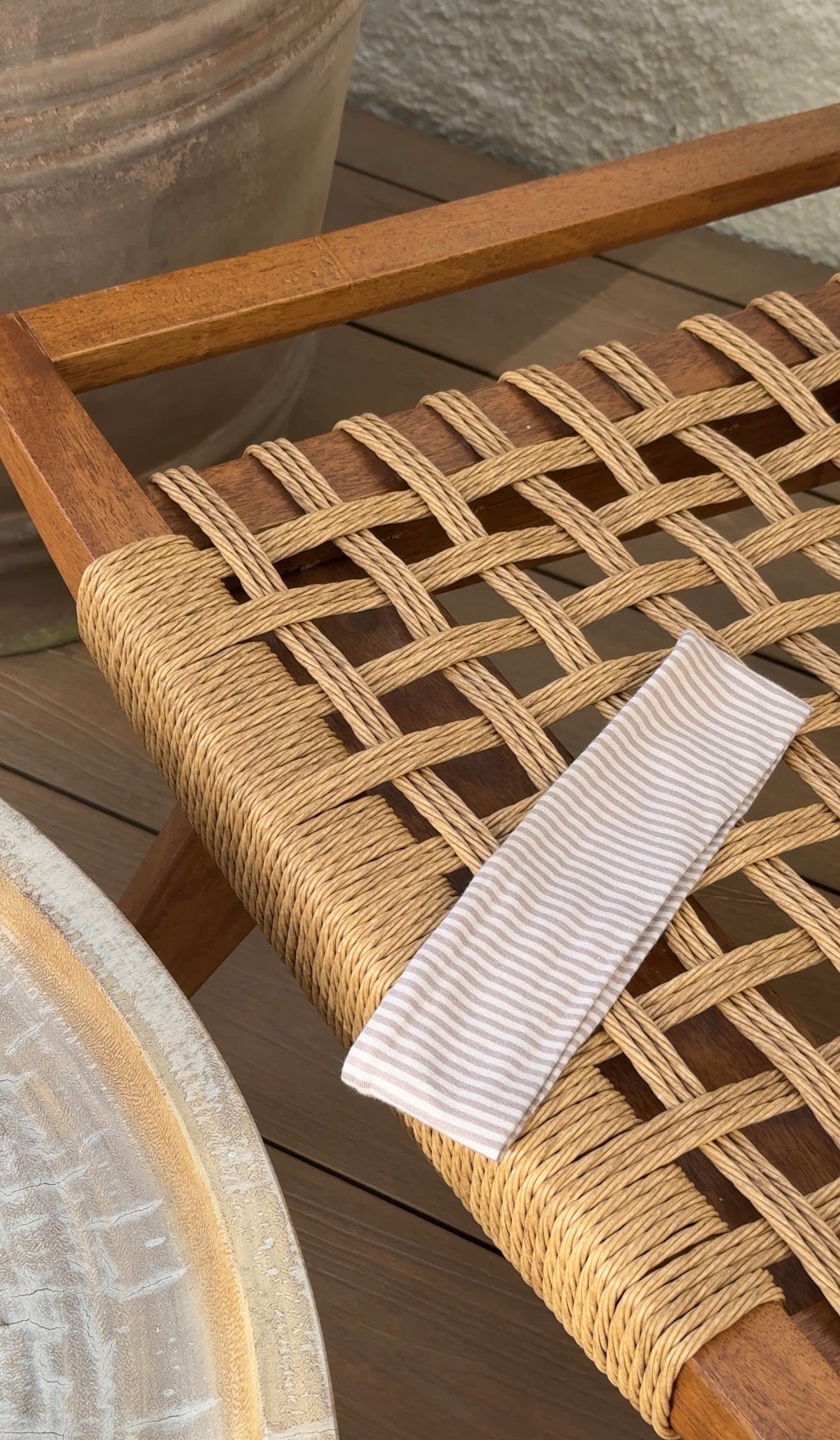Haarband Coffee Stripes