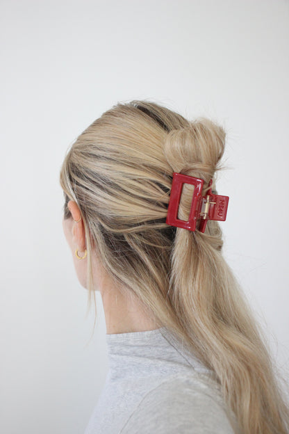 Haarklammer XMAS red