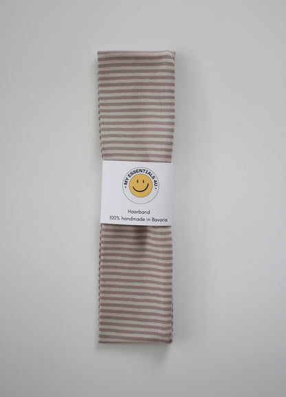 Haarband Coffee Stripes