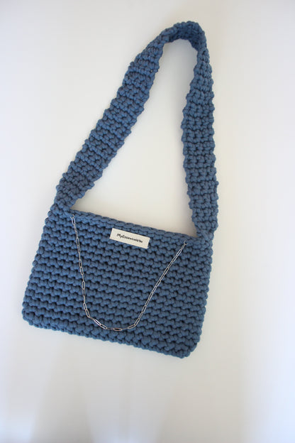 Mini CROCHET Bag navy