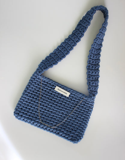 Mini CROCHET Bag navy