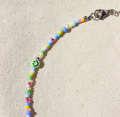 TRICOLOR Smiley Choker